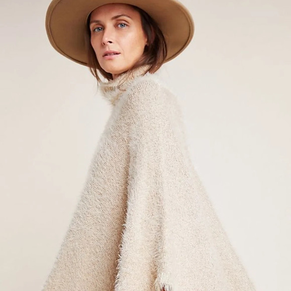 Anthropologie Lara Eyelash Poncho - Picture 2 of 8